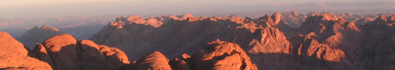 Blick auf das Sinai-Gebirge